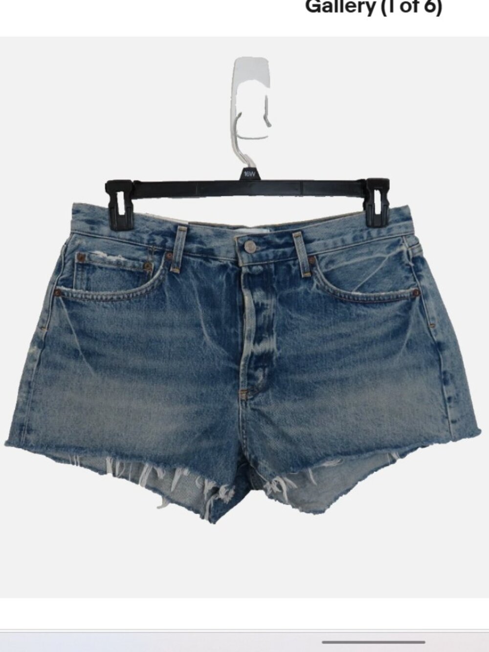 AGOLDE size 30 Parker Short Vintage Cut Off Denim Shorts NEW